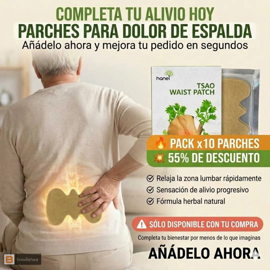 Parches para dolor de Espalda x10 Unidades