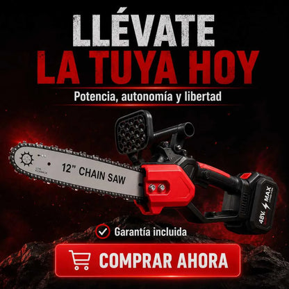 Motosierra Eléctrica Recargable 12 Pulgadas