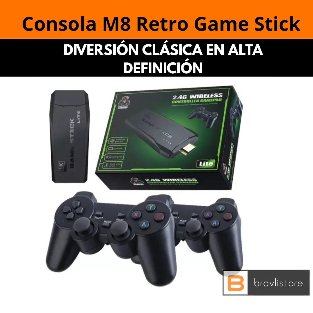 Consola M8 Retro Game Stick