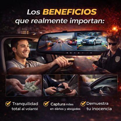 Espejo Retrovisor Con DVR