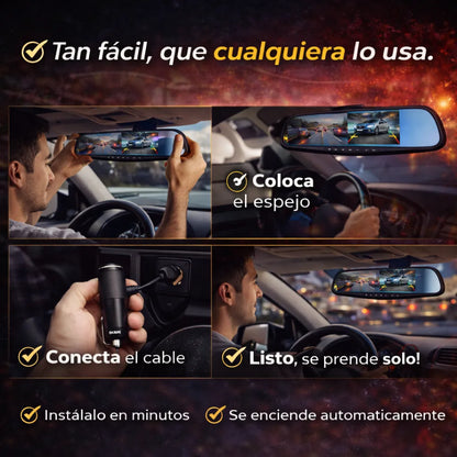 Espejo Retrovisor Con DVR